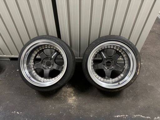 work マイスター S1 18インチ 114.3 11.5J-15 2本 ドリフト スペア