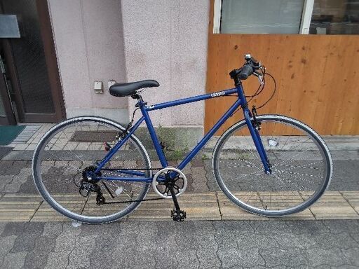 LÄSSIG ネイビー ロードバイク 700C LASSIG[レッシグ]700c シティークロスバイク 7speed/ブルー