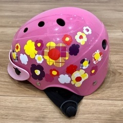 ブリヂストン COLON 自転車用キッズヘルメット ピンク(中古品)