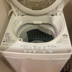 TOSHIBA 洗濯機　5kg 