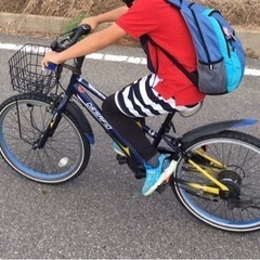 【ネット決済】子供　自転車　低学年に最適　キッズ　黒　青　黄