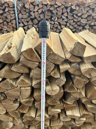 薪ストーブキャンプ広葉樹薪割済雑木朴薪40㎝約1.4㎥量多いこれから