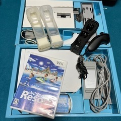 取引予定者決定任天堂Wii 本体+リモコン、ヌンチャク、ソフトセット