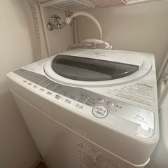 洗濯機　TOSHIBA AW-6G9(6kg)