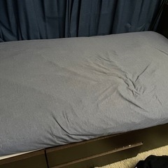 ニトリ収納付きシングルベッド+マットレス