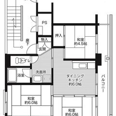 ◆敷金・礼金が無料！◆ビレッジハウス大潟1号棟 (506号室)