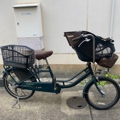 子供乗せ自転車　カゴ付