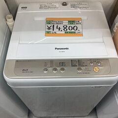 Panasonic/パナソニック　6㎏　洗濯機　NA-F60B1...