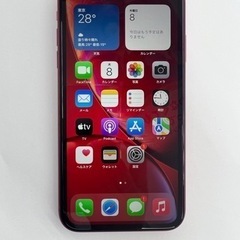 iPhoneXR 64GB RED SIMフリー　100%