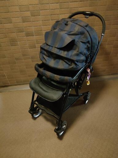 美品】ピジョン★A型ランフィRA9ベビーカー★説明書付き★ 値下げ】ピジョン Pigeonランフィ A型ベビーカー 説明書付き 美品