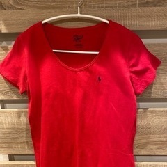 ラルフローレン　半袖Ｔシャツ　赤　XLサイズ