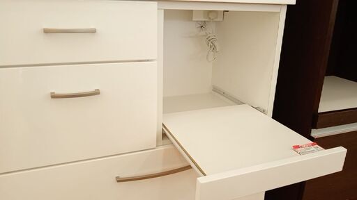 ☆ジモティ割あり☆ NITORI レンジボード ホワイト H180.6×D42.2×W100 