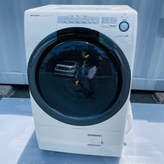 【ネット決済・配送可】極美品✨　SHARP ドラム式洗濯乾燥機　...