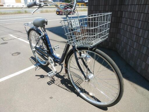 決まりました！防犯登録料込み。札幌市内配達無料！中古26インチ紺色。 札幌市内配達無料！防犯登録料込み。中古26インチ ネイビー！