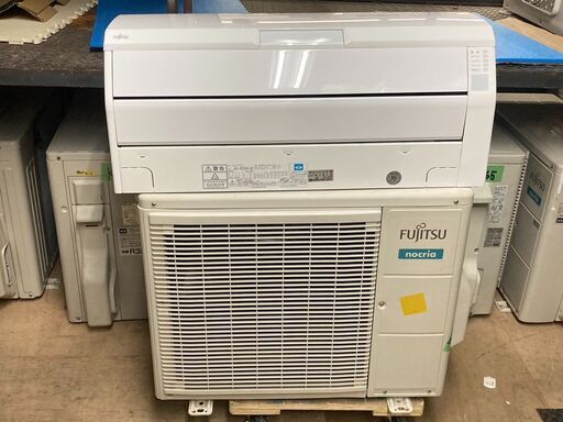 K04267　富士通　中古エアコン　主に8畳用　冷房能力　2.5KW ／ 暖房能力　2.8KW