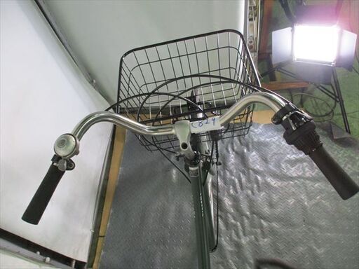 C829☆限定特価☆ 中古自転車 【26インチ グリーン ママチャリ 6段 LED