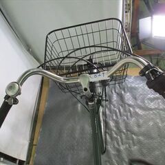 C829☆限定特価☆ 中古自転車 【26インチ グリーン ママチャリ 6段 LED 