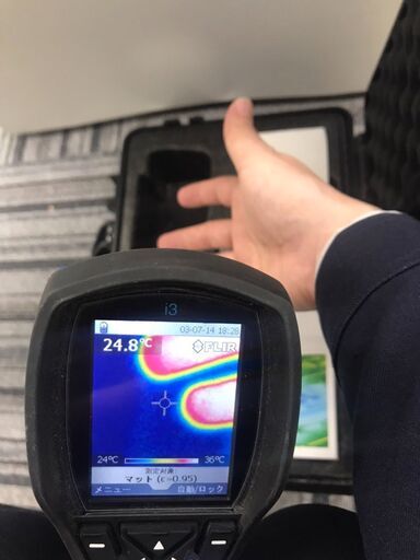 赤外線サーモグラフィー FLIR i3 放射温度計 サーモカメラ