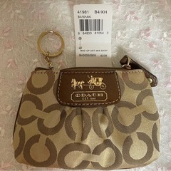 COACH キーリング付き  未使用品 コインケース＆カードケース