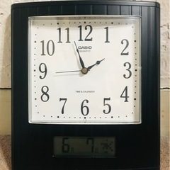 カシオ 掛時計（TIME&CALENDAR）