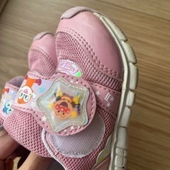 【ネット決済】アンパンマン靴　14cm ピンク