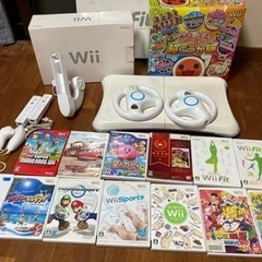 Nintendo Wii 本体　Wii Fit 太鼓の達人 マリ...