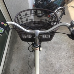 地域限定送料無料 ヤマハ パス シオン 新基準 8,7AH 20インチ 白