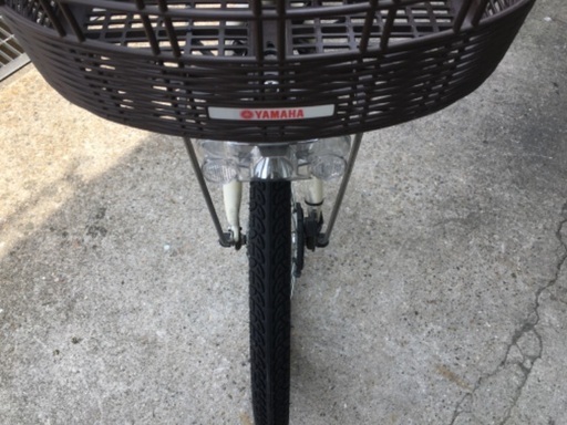 地域限定送料無料 ヤマハ パス シオン 新基準 8,7AH 20インチ 白