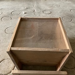 水中　箱メガネ　木製