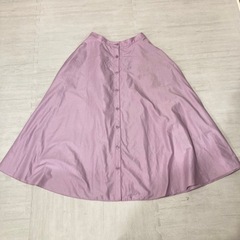 ユニクロ　スカート　パープル　M 薄紫　UNIQLO