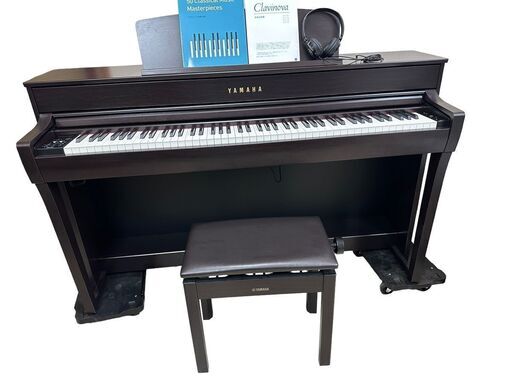 JY 極美品 YAMAHA CLP-745R 電子ピアノ クラビノーバ 88鍵盤 動作確認済 ニューダークローズウッド調 2021年製