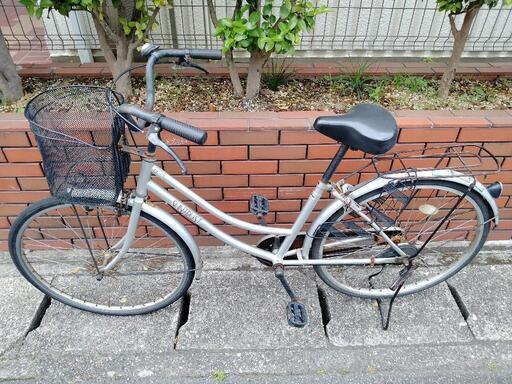 (chariyoshy出品)26インチママチャリ　シルバー