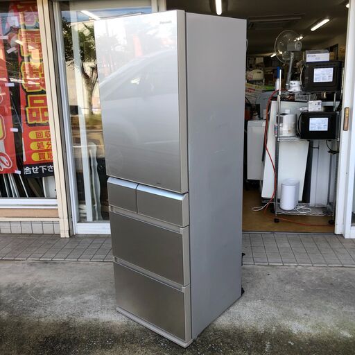 2013年製　パナソニック NR-E438TGL-N 大型 冷凍冷蔵庫 426L 5ドア