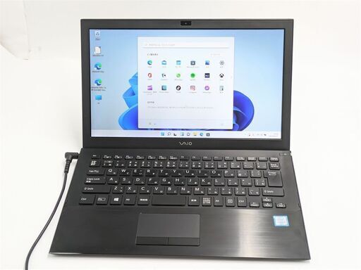 送料無料 保証付 高速SSD 13.3型 薄型軽量 ノートパソコン SONY VJS131C11N 中古美品 第6世代Core i5 8GB Bluetooth カメラ Windows11 Office