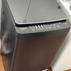 送料・設置込み　洗濯機　5.5kg Hisense 2022年