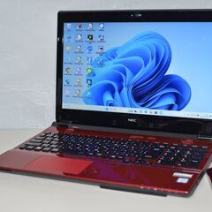 中古ノートパソコン Windows11+office 新品爆速SSD256GB NEC NS350/D 高性能core i3-6100U/メモリ8GB/15.6インチ/無線/ブルーレイ/カメラ LaVie 中古ノートパソコン Windows11 office搭載 15.6型 NEC NS350/E