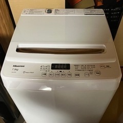 ハイセンス 2022年製 7.5キロ 超美品