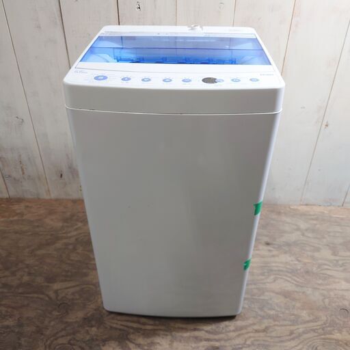 7/6終 2019年製 Haier 全自動洗濯機 5.5kg JW-C55CK ホワイト ハイアール 菊倉TK