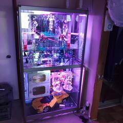 [かなりお得!!早い者勝ち!!!] 本宏製作所 コレクションケース CCT-84150LE LED照明2セット付き！