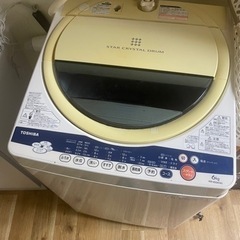 【ネット決済】東芝電気洗濯機 AW-60GK