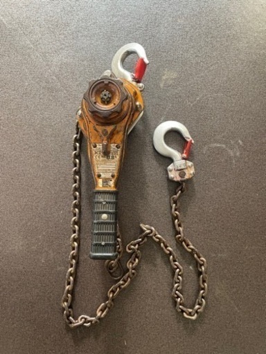 キトー　レバーブロック　0.8トン　中古　まだまだ使えます