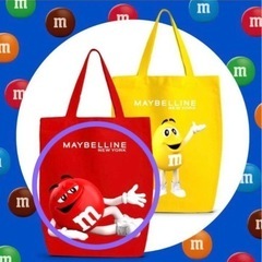 【新品】m&m's ✖︎ メイベリンニューヨークのトートバッグ(...