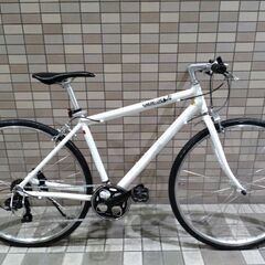 試乗OK❗美車　700C クロスバイク 7段変速ホワイト🎵今週末まで2,000円引き❗