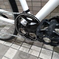 試乗OK❗美車　700C クロスバイク 7段変速ホワイト🎵今週末まで2,000円引き❗