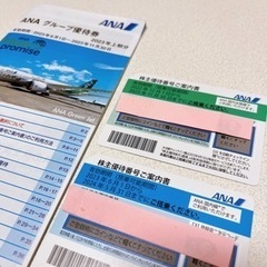 【ネット決済・配送可】全日空　ANA 株主優待　2枚　航空券