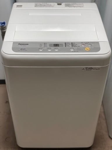 送料・設置込み　洗濯機　6kg Panasonic 2018年