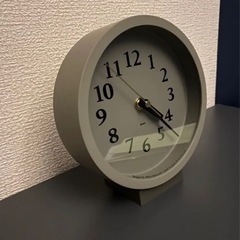 レムノス　エムクロック　電波時計　置き時計