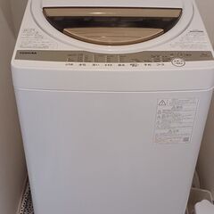 2022年製　東芝 洗濯機 6kg  AW-6GM1　説明書つき美品