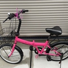 折りたたみ自転車　20インチ　変速付き