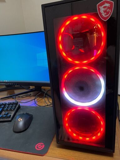 デスクトップパソコン ゲーミングPC フルセット デュアルモニター（240Hz）